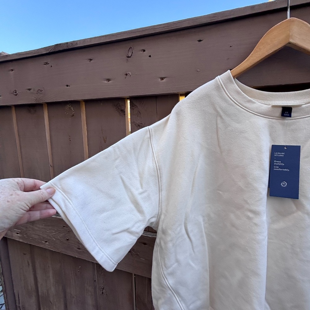 🎉NWT🎉 Universal Thread Cream Scoop Neck Sweater - Picture 4 of 14